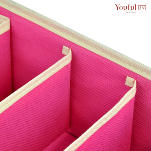 优芬精品<em>文胸</em>内衣<em>收纳盒</em> 5格<em>文胸专用</em>衣柜无盖