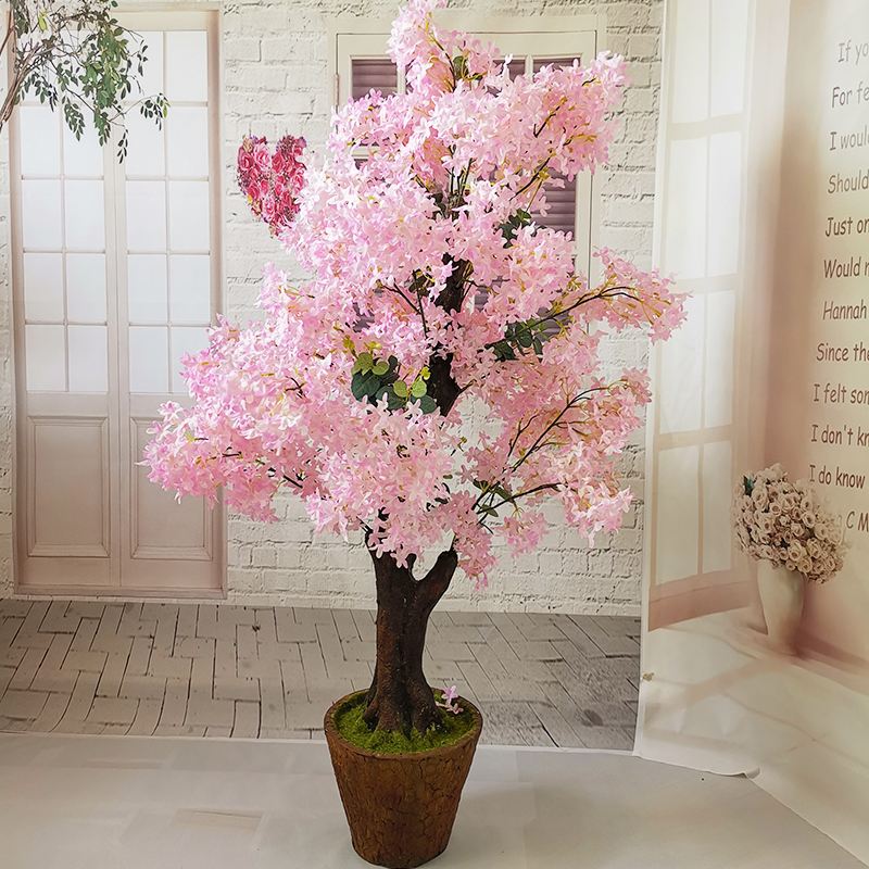 防火阻燃仿真假桃花樱花假树盆栽客厅摆设装饰落地花室内树假塑料|msdalam kategori Aksesori rumah, pasu/bunga/bunga tiruan/perhiasan imitasi, bunga tiruan/bunga tiruan - dari Buy2taobao.com untuk memberikan perkhidmatan ejen Taobao profesional membeli