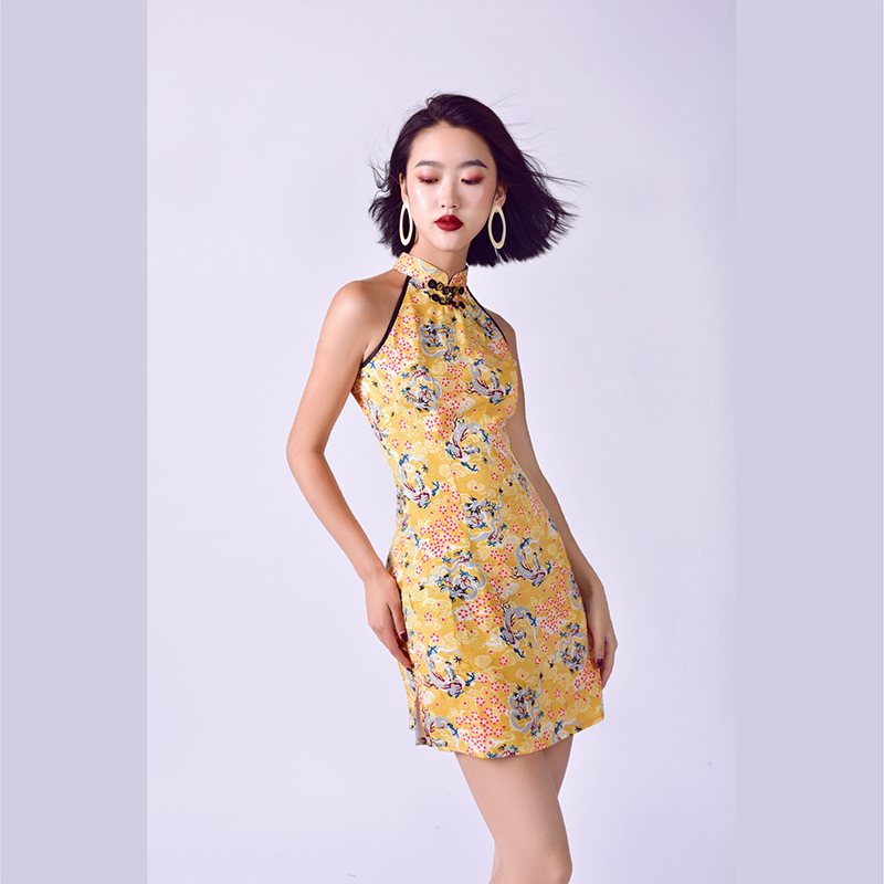 self-control Huanglong goods in stock sexy Retro Wind court Dignified atmosphere Show thin Improvement fashion cheongsam Dressin the Women's clothing/Boutique , Wedding/Cheongsam/Formal dress , Cheongsam category - from Buy2taobao.com to provide professional Taobao agent buy service