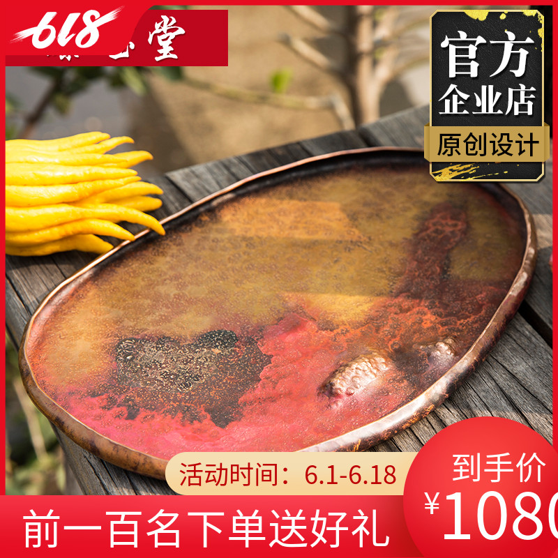 纯铜壶承壶托 手工锤纹干泡盘养壶茶承干泡台功夫茶具茶盘 包邮在类目 餐饮具, 茶具, 茶盘中 - 来自Buy2taobao.com提供专业的淘宝代购服务