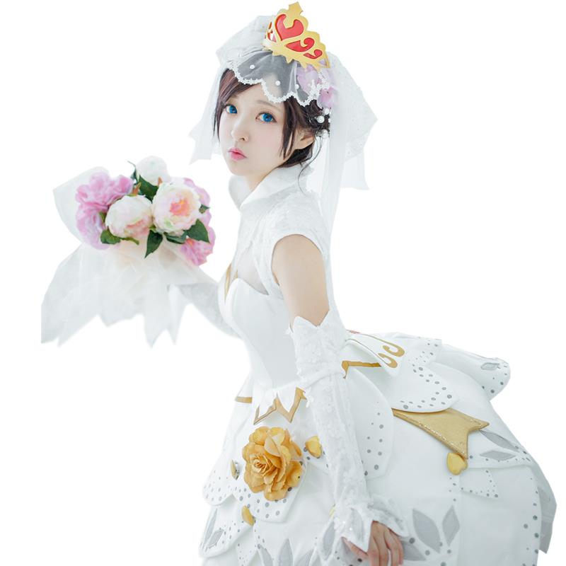 现货 Uwowo悠窝窝 王者荣耀 纯白小乔花嫁cos cosplay婚纱服装女|ruв категории плесень играть/Аниме/вокруг/cos/настольные игры, Косплей одежды/реквизит/услуги, Косплей женской одежды - от Buy2taobao.com для оказания профессиональной услуги покупки агента Taobao