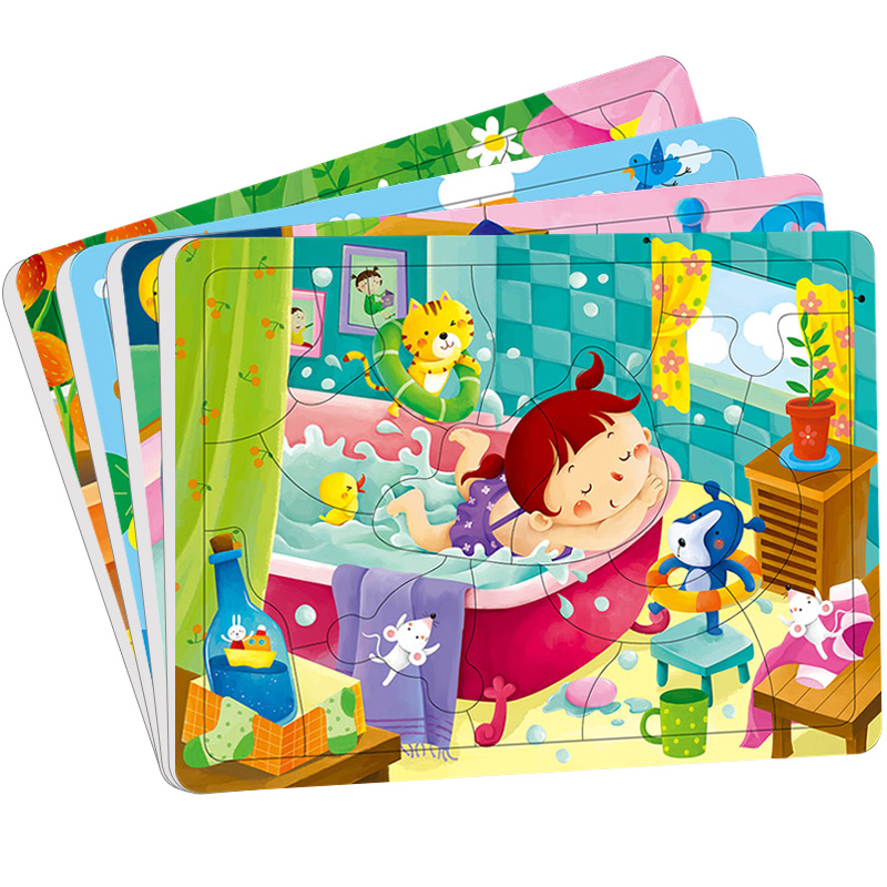 4 small safflower 3-4 Jigsaw puzzle for children 20 slice /32 Paper quality Jigsaw puzzle Early education Puzzle Attention Toysin the Toy/Childs/Puzzle/Building block/Model , Beads/Jigsaw/Pair/Disassembly/Beat Toy , Jigsaw/Puzzle category - from Buy2taobao.com to provide professional Taobao agent buy service
