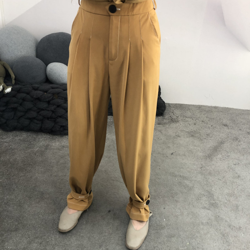 Da Luo private enjoyment suit customized Fabric Solid Casual pants Lace up pinsin the Women's clothing/Boutique , Pants , Casual pants category - from Buy2taobao.com to provide professional Taobao agent buy service