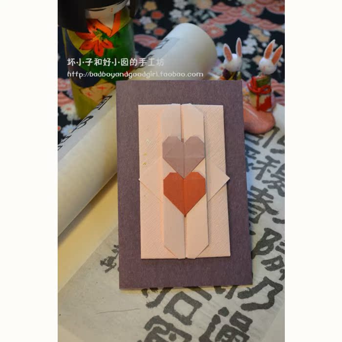 『柳棉』手工制作情人節賀卡聖誕節生日小卡片表白愛情心心相印卡在類目 節慶用品/禮品, 賀卡/卡片中 - 來自Buy2taobao.com提供專業的淘寶代購服務