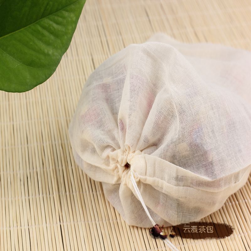 热卖18*20cm纯棉纱布袋煲汤袋中药袋煎药袋卤料包袋茶包袋茶叶袋|ruв категории посуда, чайный сервиз, другие - от Buy2taobao.com для оказания профессиональной услуги покупки агента Taobao