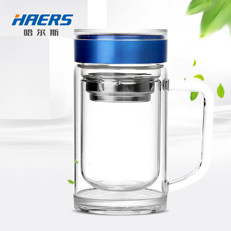 Hals double-deck thickening crystal filter glass household Heat Office Cup With cover Water cup transparent teacupin the Tableware , Cup/Cups/Kettle , Glass category - from Buy2taobao.com to provide professional Taobao agent buy service