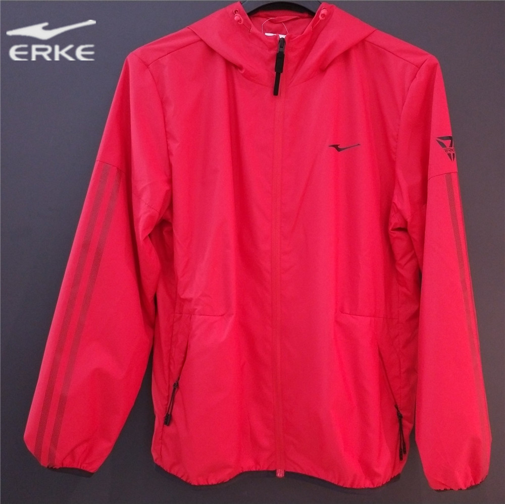 quality goods Erke men's wear 2019 new pattern motion Windbreaker coat Spring and autumn season Thin section Teenagers Windbreak Jacketin the Sportswear/Casual Clothing , Sport coat category - from Buy2taobao.com to provide professional Taobao agent buy service