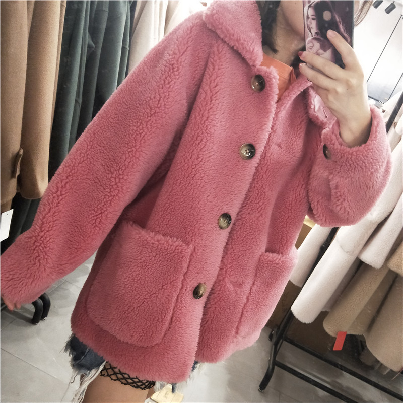 2019 Off-season Special Offer Winter clothes grain Fur one have cash less than that is registered in the accounts lady overcoat Sheep velvet Long sleeve leather and fur coatin the Women's clothing/Boutique , Woolen jacket category - from Buy2taobao.com to provide professional Taobao agent buy service
