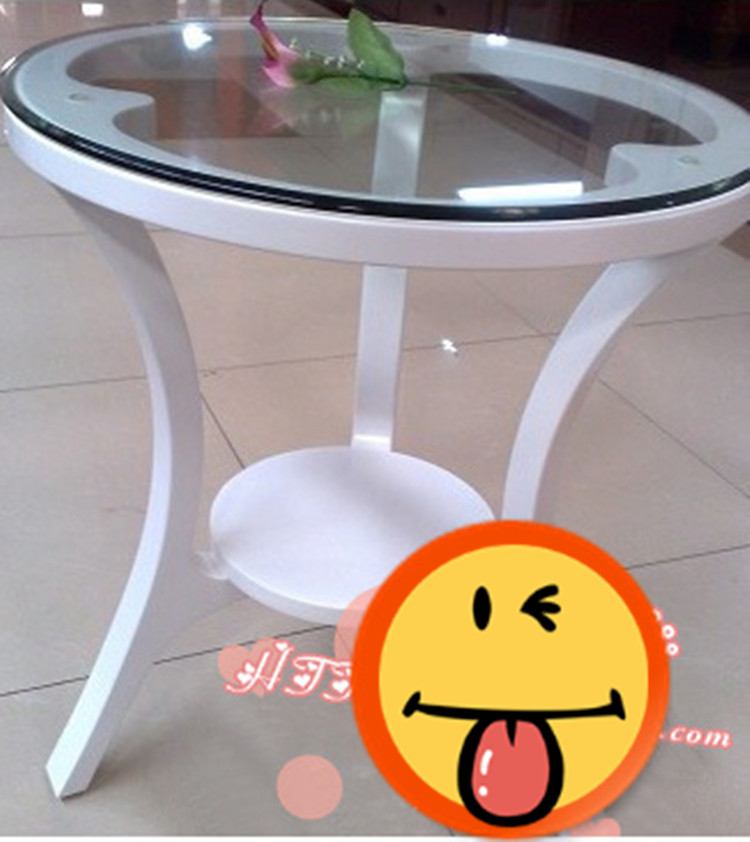 奇木家具 时尚简约欧式曲木茶几 玻璃烤漆茶几 白色圆几M257|ruв категории жилой мебели, несколько видов, чайный столик - от Buy2taobao.com для оказания профессиональной услуги покупки агента Taobao