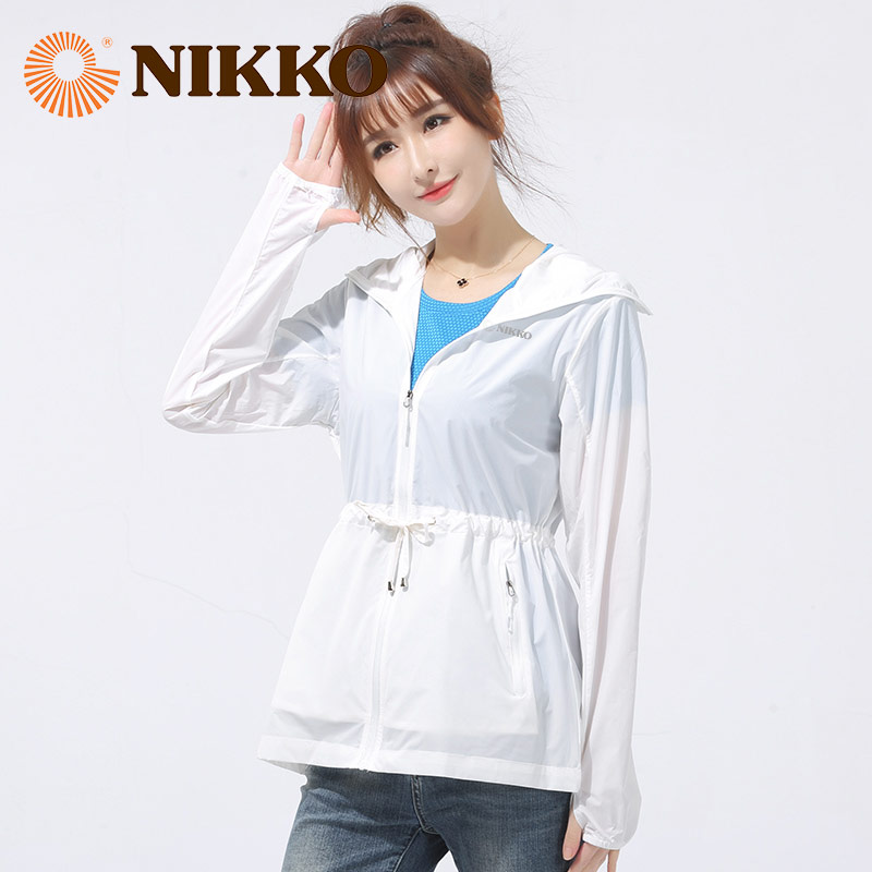 Nikko夏季防晒衣 轻薄皮肤衣 女防晒服 女式薄中长款外套防风衣在类目 户外/登山/野营/旅行用品, 户外服装, 运动户外风衣中 - 来自Buy2taobao.com提供专业的淘宝代购服务