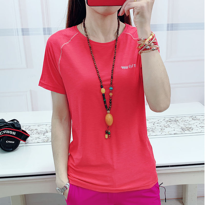 夏季户外休闲运动服速干衣t恤女徒步健身瑜伽服吸汗透气快干短袖T|ruв категории спортивный костюм/досуг одежды, движение футболку - от Buy2taobao.com для оказания профессиональной услуги покупки агента Taobao