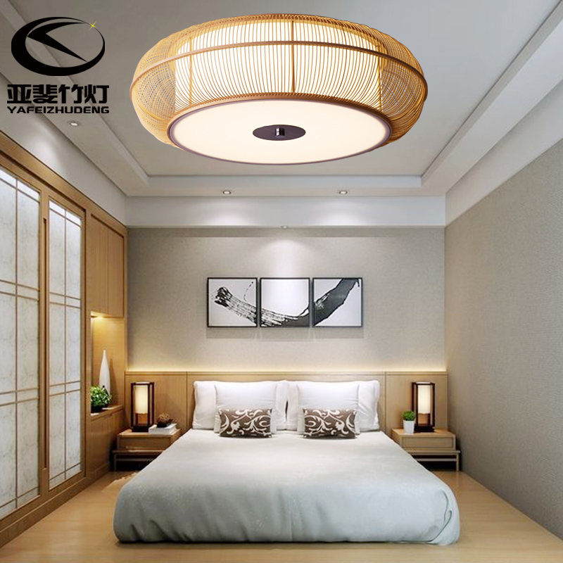 Tatami Japanese lamps and lanterns Simplicity Living room lights Master bedroom New Chinese style circular LED Room Study lampin the Decoration main material , Lamps , Ceiling category - from Buy2taobao.com to provide professional Taobao agent buy service
