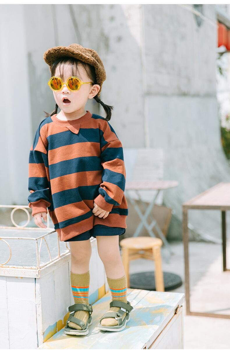 Special Offer Clearance Return and exchange baby girl stripe Easy Sweaterin the Children/Baby/Family fitted , Sweater/Fleece category - from Buy2taobao.com to provide professional Taobao agent buy service