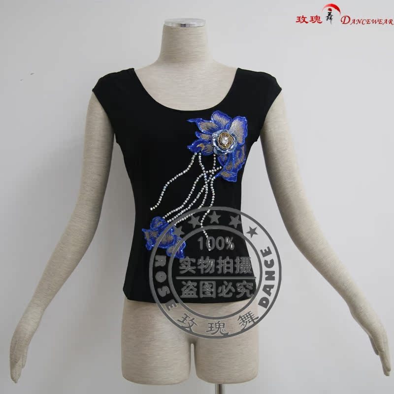 玫瑰舞99无袖拉丁舞练功服上衣女 艺考舞服定制 交谊舞国标舞服|msdalam kategori sukan/Yoga/kecergasan/bekalan peminat, Dance/Aerobik/Gymnastics, tarian Latin, Baju Tarian Latin - dari Buy2taobao.com untuk memberikan perkhidmatan ejen Taobao profesional membeli