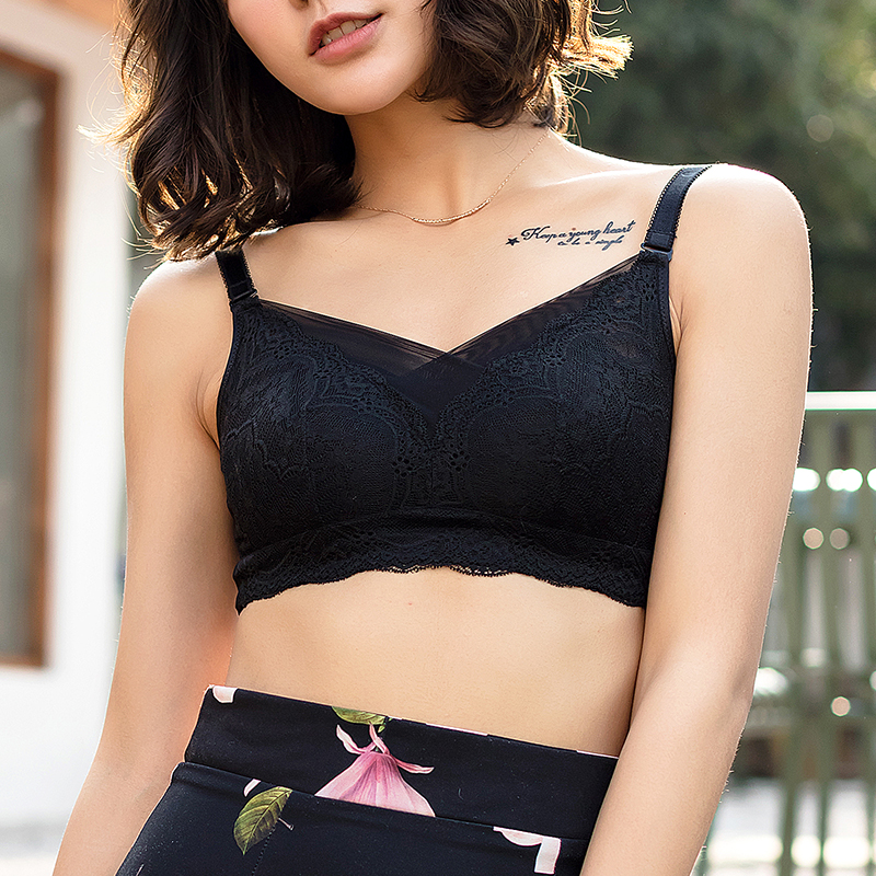 大胸顯小蕾絲防走光無鋼圈文胸春夏薄款女上托全罩杯真絲胸罩內衣在類目 女士內衣/男士內衣/家居服, 文胸中 - 來自Buy2taobao.com提供專業的淘寶代購服務