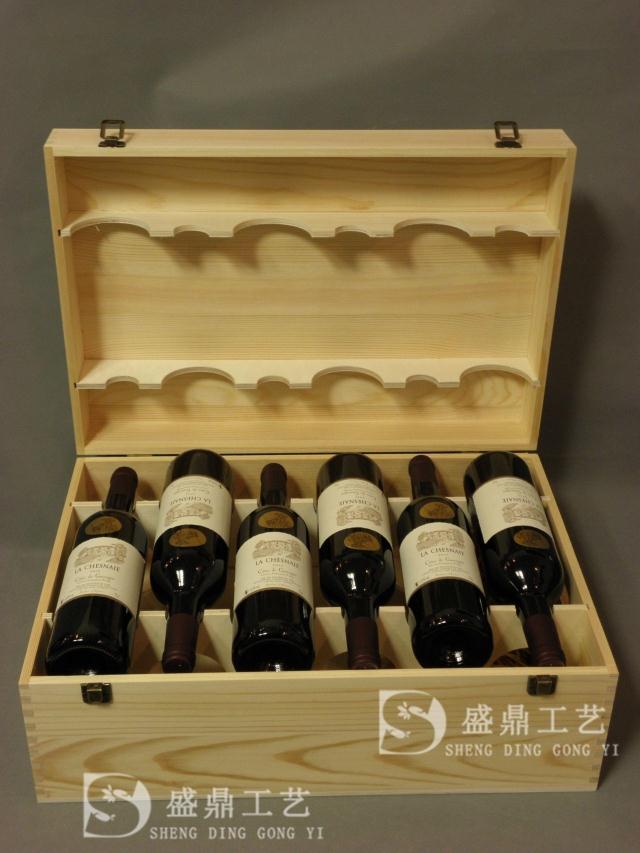 12瓶装红酒木箱十二支装酒盒木盒洋酒包装礼盒曹县盛鼎包装厂定做|msdalam kategori pinggan mangkuk, Flagon/Wineglass/Wine, Wine - dari Buy2taobao.com untuk memberikan perkhidmatan ejen Taobao profesional membeli