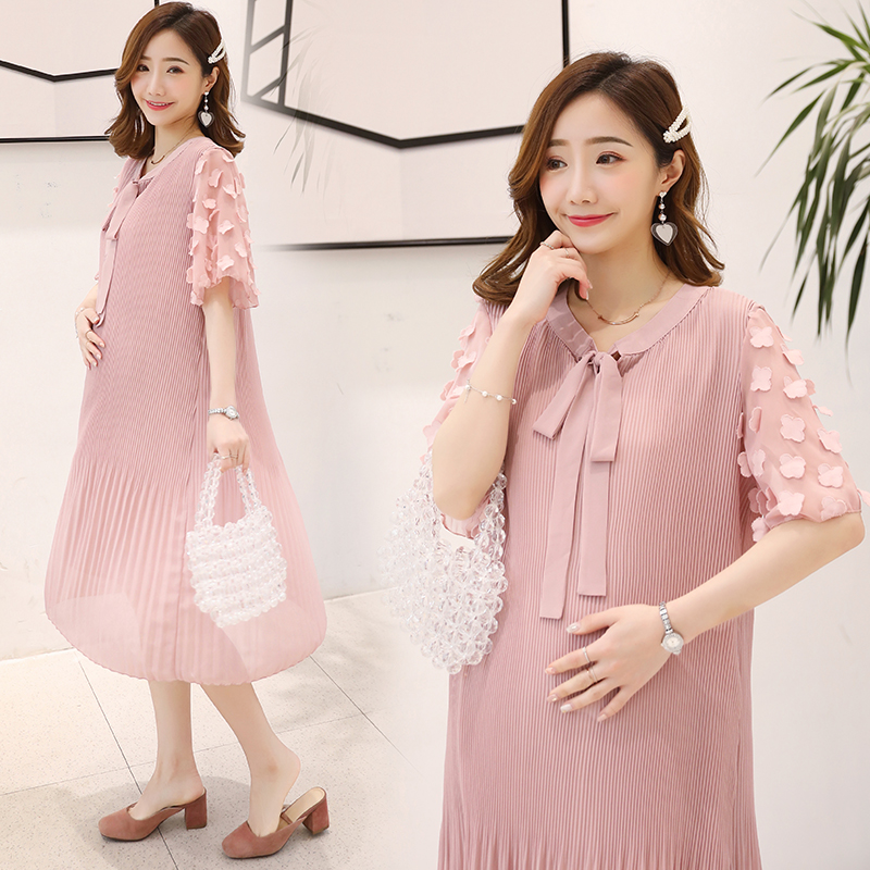 pregnant woman Summer wear new pattern Dress pregnant woman Dress Short sleeved maternity dress Summer wear Bouffancy Chiffon Women dress jacketin the Maternity/Maternal supplies/Nutrition , Maternity , Dress category - from Buy2taobao.com to provide professional Taobao agent buy service