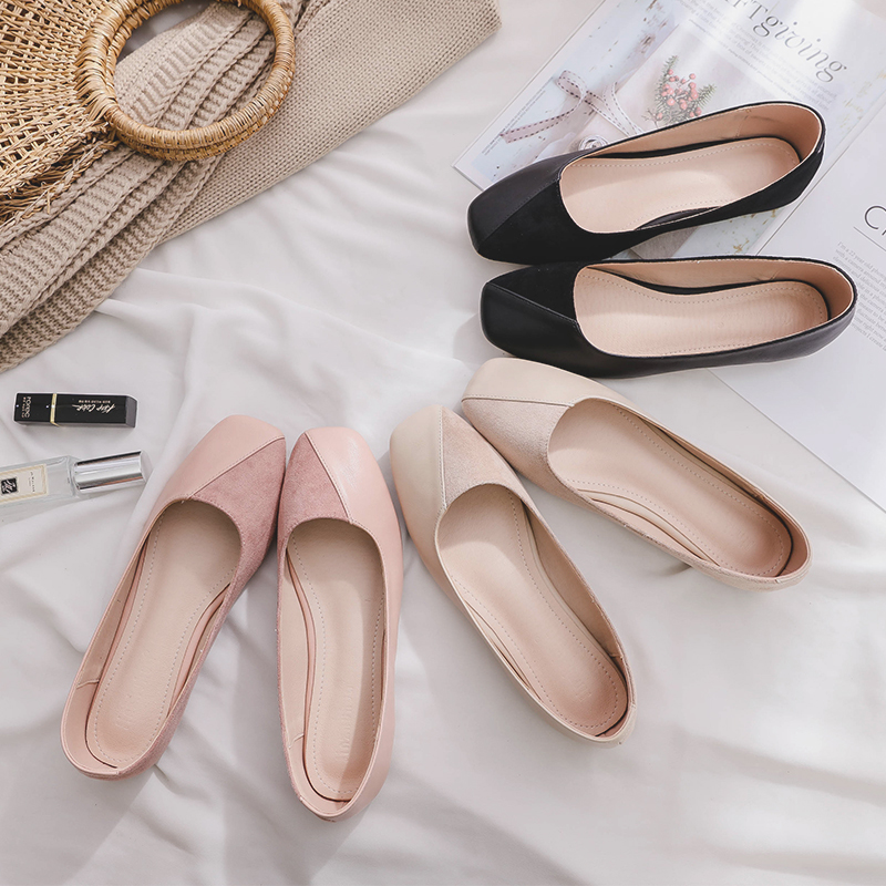 2018 Autumn new pattern Korean Edition tender Retro Versatile Flat bottom Doug shoes Net Red fairy Single shoesin the Women's Shoes, Low shoes category - from Buy2taobao.com to provide professional Taobao agent buy service
