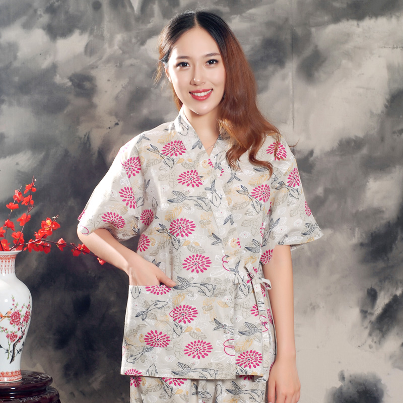 Gown lady Cotton and hemp Khan steam service A gentle wind Japanese Cardigan Home Furnishing Bath clothes Spring and summer have cash less than that is registered in the accounts kimono CM01in the Home Daily , Towel/Bath towel/Bathrobes , Bath skirt/Bathrobes/Bathrobe category - from Buy2taobao.com to provide professional Taobao agent buy service