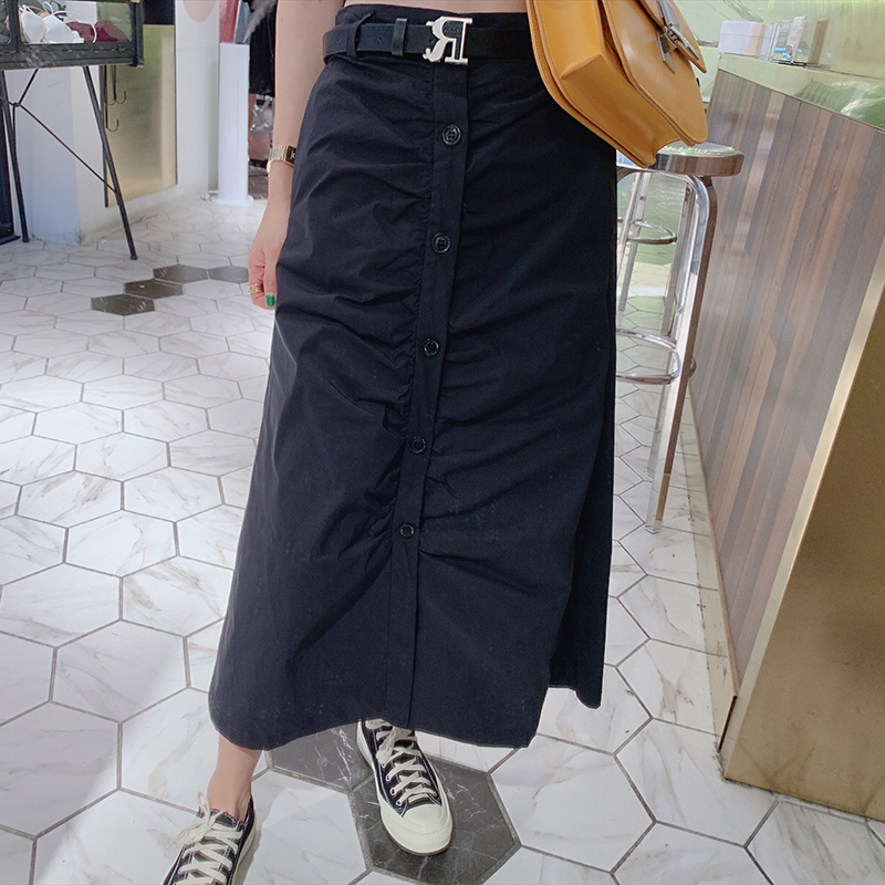 熙熙女人歐洲站2019夏季新款256時尚百搭前六扣褶皺配腰帶半身裙在類目 女裝/女士精品, 半身裙中 - 來自Buy2taobao.com提供專業的淘寶代購服務