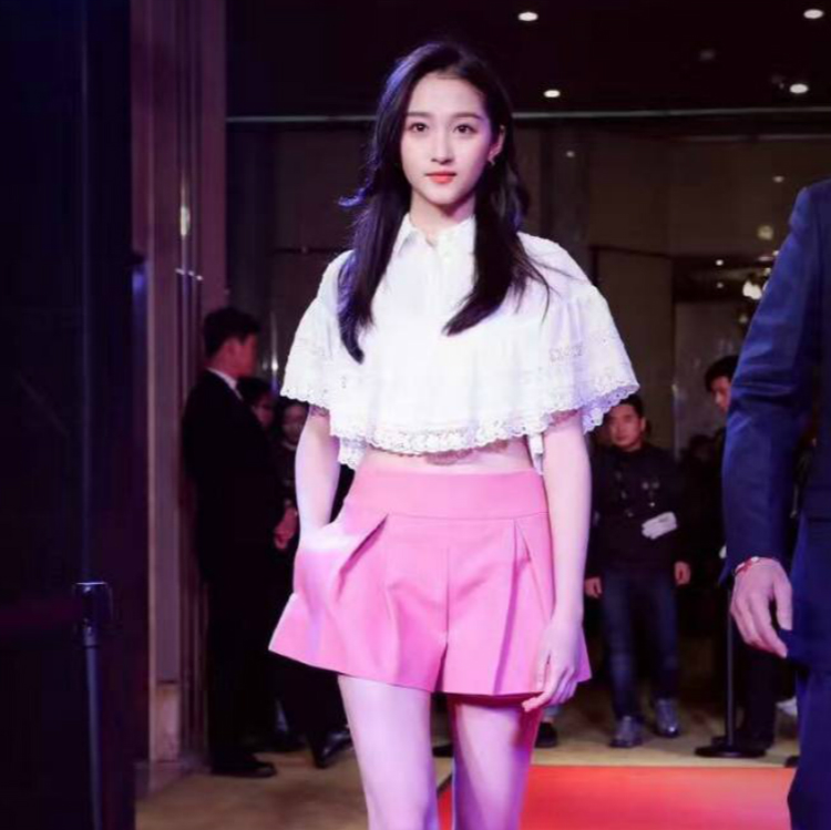 关晓彤明星同款短裤休闲裤2017热裤