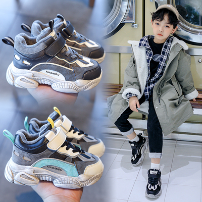 男童加绒老爹鞋2019秋冬季新款儿童棉鞋宝宝运动鞋中大童鞋子潮牌
