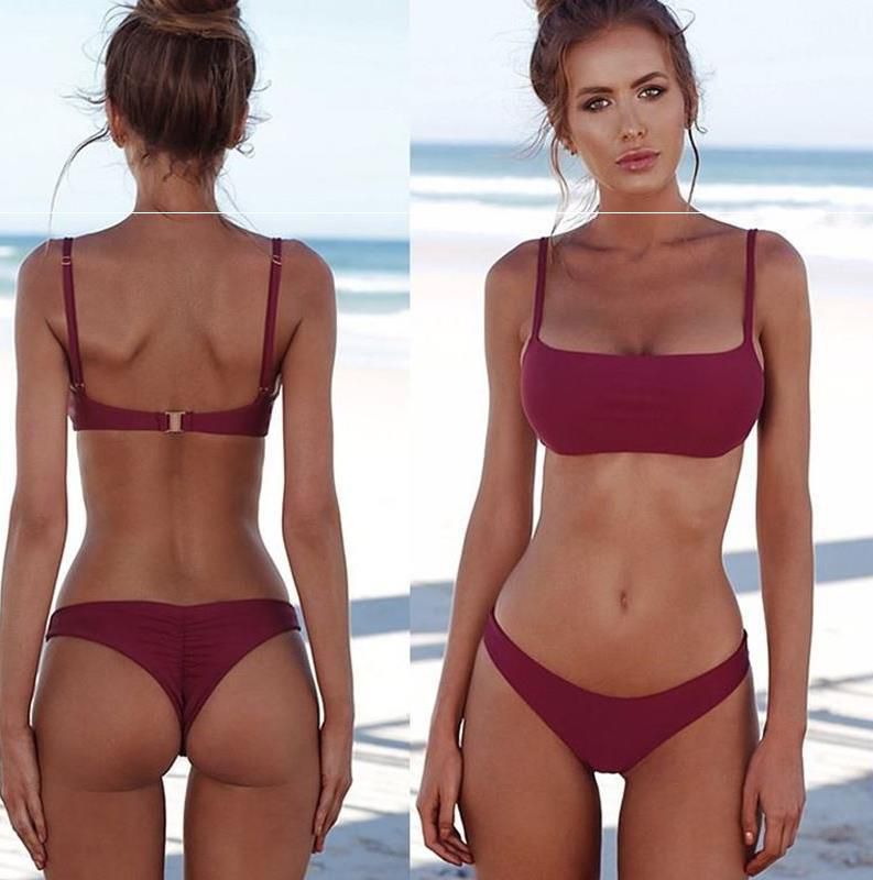 2018 multicolor bikini sexy solid ladies split triangle swim|ruв категории движение/йога/фитнес/фанаты товаров, плавание, бикини - от Buy2taobao.com для оказания профессиональной услуги покупки агента Taobao