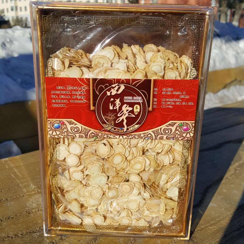 产自东北长白山西洋参切片1.2厘米礼盒装 人参滋补原装新货250克|msdalam kategori makanan berkhasiat tradisional, ginseng tonik, American ginseng - dari Buy2taobao.com untuk memberikan perkhidmatan ejen Taobao profesional membeli
