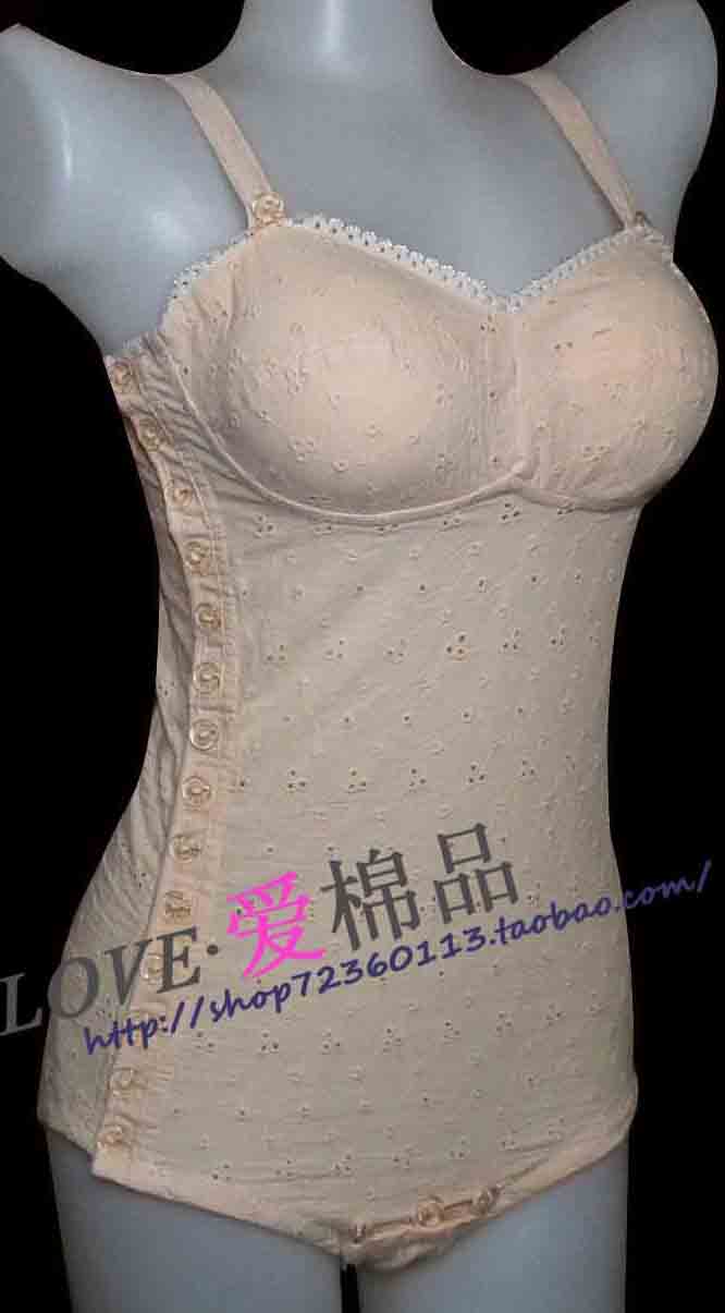 薄款纯棉布镂空连体塑身收腹婷婷瘦身内衣美体束身透气吸汗女|ruв категории Нижнее белье, похудения купальник - от Buy2taobao.com для оказания профессиональной услуги покупки агента Taobao