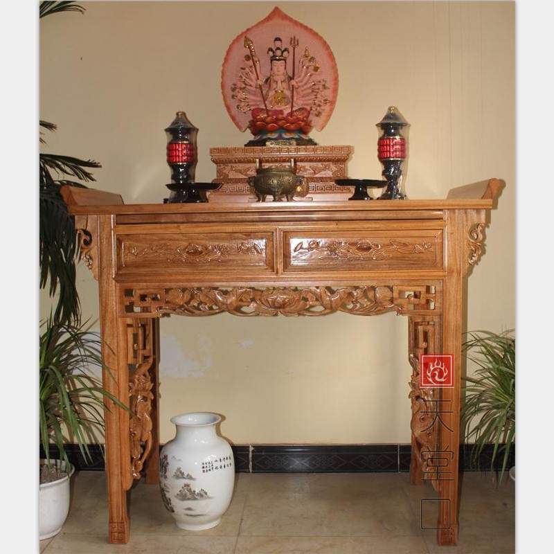 天堂口明式实木财神供桌玄关佛龛菩萨底座佛台定做厂家清仓甩卖|msdalam kategori perabot kediaman, kabinet, kabinet Buddha/tempat-tempat suci - dari Buy2taobao.com untuk memberikan perkhidmatan ejen Taobao profesional membeli