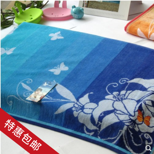 孚日洁玉 正品纯棉 蝶恋花割绒典雅枕巾 50*75CM 二条价包邮|ruв категории постельные принадлежности, полотенце - от Buy2taobao.com для оказания профессиональной услуги покупки агента Taobao