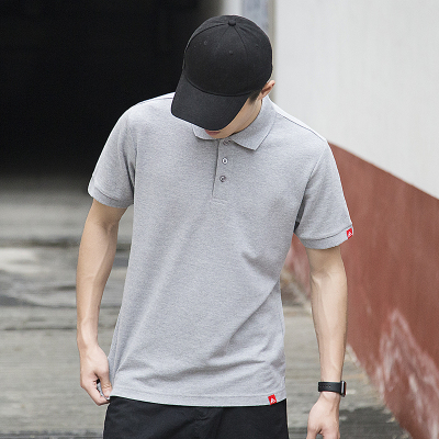 POLO衫男情侣翻领原创潮牌欧美夏季宽松纯棉大码短袖T恤休闲新款