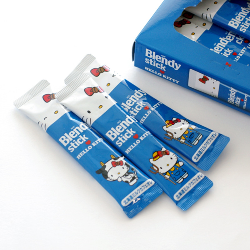 Japan hello kitty Hokkaido limited AGF Blendy milk coffee Chongyin 8in the Coffee/Oatmeal/Chongyin , Instant coffee/Coffee beans/Powder , Instant coffee category - from Buy2taobao.com to provide professional Taobao agent buy service