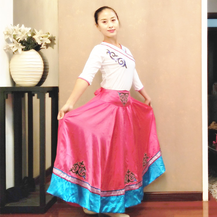 Afternoon Blazing sun square dance Mongolian dance Horizon camel Shooting dance wear dance costumein the Women's clothing/Boutique , Costume/National costume/Stage costumes , National costume/Costumes category - from Buy2taobao.com to provide professional Taobao agent buy service
