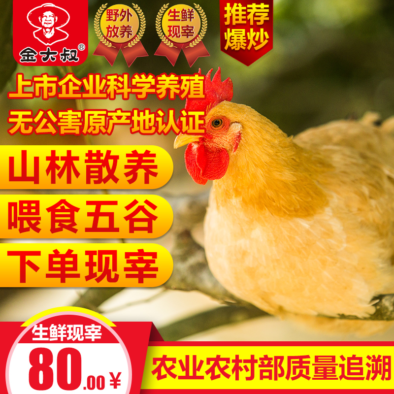 正宗土鸡农村散养走地鸡农家自养新鲜草鸡家鸡土三黄鸡包邮在类目 水产肉类/新鲜蔬果/熟食, 生肉/肉制品, 鸡肉类, 整鸡中 - 来自Buy2taobao.com提供专业的淘宝代购服务