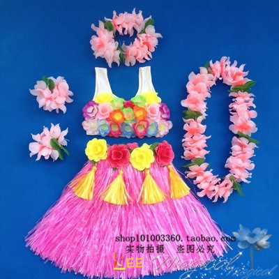 Hawaii children Grass skirts kindergarten 61 Children's Day perform clothing double-deck Thickening 6 Set of parts Grass skirts suitin the Sports/Yoga/Fitness/Fans supplies , Dance/Aerobics/Gymnastics , Hula , Hula Set category - from Buy2taobao.com to provide professional Taobao agent buy service