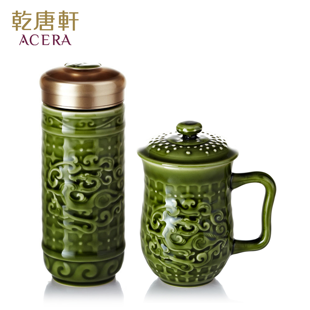 乾唐轩势在必得负离 随身杯高杯 陶瓷杯水杯泡茶杯活瓷杯礼盒套装|ruв категории посуда, кубок/кубок/чайник, удобно кубок - от Buy2taobao.com для оказания профессиональной услуги покупки агента Taobao