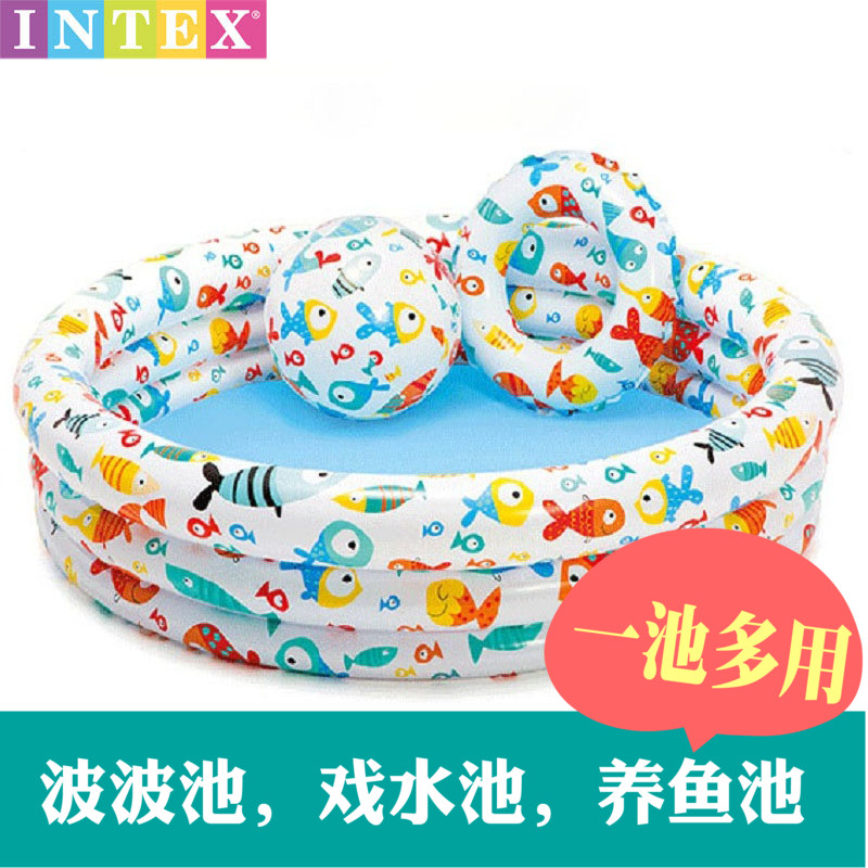 INTEX家用婴幼儿充气海洋球波波池宝宝玩具小孩室内外折叠戏水池|msdalam kategori Toy/bayi/teka-teki/blok bangunan/model, anda Yongchi/Bermain dalam mainan air, Kolam/Bermain dengan mainan pasir - dari Buy2taobao.com untuk memberikan perkhidmatan ejen Taobao profesional membeli