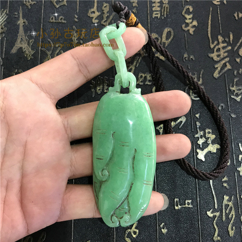 热卖翠玉老佛手把件仿古玉满绿老翡翠玉雕刻巴山翠福寿吊坠古董在类目 古董/邮币/字画/收藏, 玉石, 古玉/老玉(新), 手饰中 - 来自Buy2taobao.com提供专业的淘宝代购服务