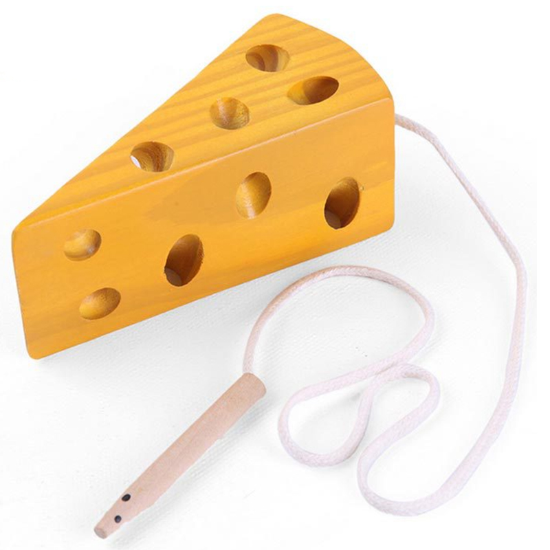 Parenting Teaching aids wooden Mouse cheese Wear line Puzzle Toys perforation Toys Reverse thinking train Focusin the Toy/Childs/Puzzle/Building block/Model , Simulation/Play house toys , Honestly look category - from Buy2taobao.com to provide professional Taobao agent buy service