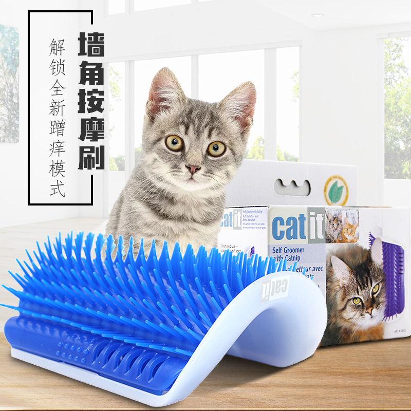 抖音吸猫普斯猫咪墙角按摩刷猫梳子附猫薄荷磨爪猫玩具去死毛蹭痒在类目 宠物/宠物食品及用品, 猫/狗玩具, 猫抓板中 - 来自Buy2taobao.com提供专业的淘宝代购服务