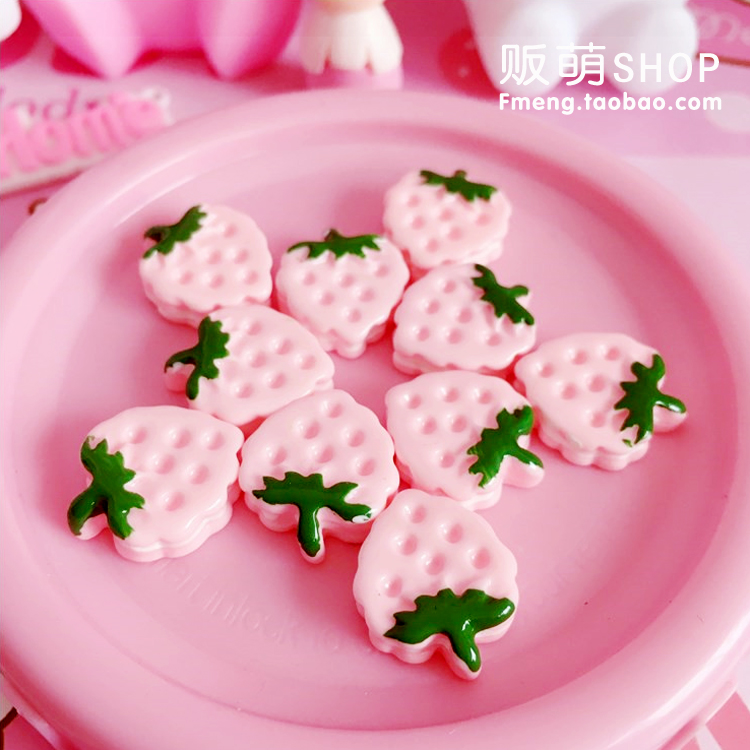 可爱仿真奶油草莓夹心饼干摆件糖果机填充食玩DIY装饰配件 28包邮|ruв категории Домашний быт, ваза/цветок/искусственные цветы/моделирование украшения, моделирование фрукты - от Buy2taobao.com для оказания профессиональной услуги покупки агента Taobao