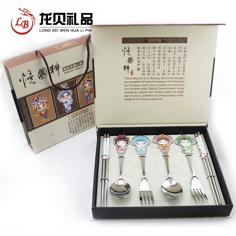 京剧戏曲脸谱餐具 中国风出国礼品礼物中国特色送老外特色工艺品|ruв категории фестиваль товаров/подарок, культурные, творческие товаров, культурные, творческие посуда - от Buy2taobao.com для оказания профессиональной услуги покупки агента Taobao