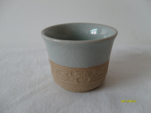 Red crown/Half ceramic celadon cup/Longquan celadon/Kung Fu Cup/Tea ceremony/Various porcelain/tea set/Bamboo Tea Trayin the Tableware , Tea set , Cup category - from Buy2taobao.com to provide professional Taobao agent buy service