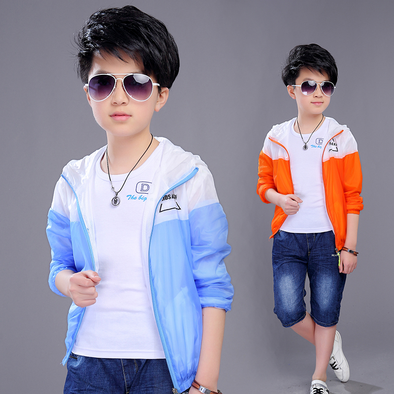 Children's clothing Boy Sunscreen 12 summer ultrathin coat ventilation jacket 13 CUHK boy skin 15 yearin the Children/Baby/Family fitted , Children's outdoor clothing , Children's skin clothing/Sun protection clothing category - from Buy2taobao.com to provide professional Taobao agent buy service