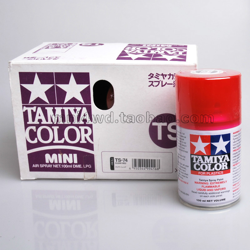 正品田宫TAMIYA 模型专用喷漆油漆喷罐TS-74透明红色100ml(85074)|msdalam kategori mod main/animasi/Zhou Bian/cos/permainan papan, Maker/Aksesori Supplies - dari Buy2taobao.com untuk memberikan perkhidmatan ejen Taobao profesional membeli
