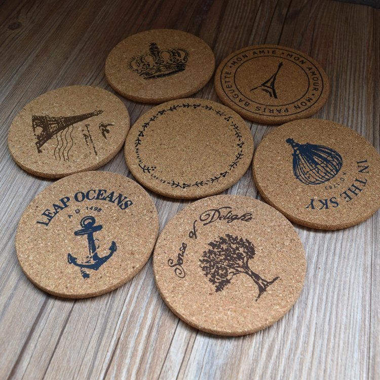 originality cork Water Coaster Bowls mat thickening circular Anti scald Insulation pad non-slip Cup mat Cup mat Doilyin the Tableware , Cup/Cups/Kettle , Coaster category - from Buy2taobao.com to provide professional Taobao agent buy service