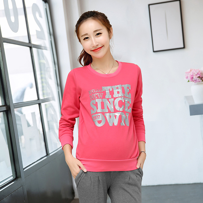 2019 Spring maternity dress new pattern fashion Korean Edition Sweater maternity dress Autumn pregnant woman jacket Long sleeve Underwear 1in the Maternity/Maternal supplies/Nutrition , Maternity , Sweater/Fleece category - from Buy2taobao.com to provide professional Taobao agent buy service