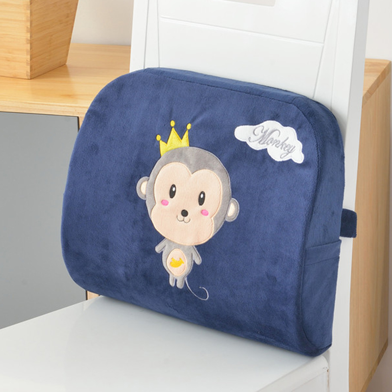 Cartoon Waist protection Cushion Office Waist Computer chair Pillow automobile Lumbar pad Memory Foam enlarge backrestin the Home Fabric , Pillow/Pillow category - from Buy2taobao.com to provide professional Taobao agent buy service