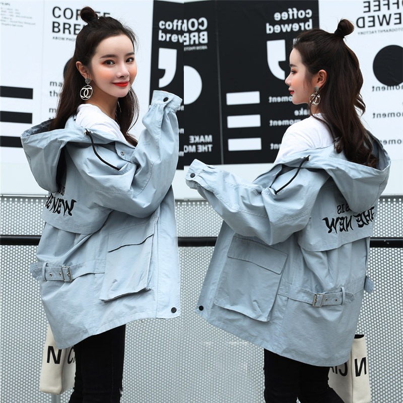 pregnant woman spring clothes coat Windbreaker Mid length version jacket Korean Edition overcoat Easy fashion 2019 Pregnant women jacket spring and autumnin the Maternity/Maternal supplies/Nutrition , Maternity , Coat/Windbreaker category - from Buy2taobao.com to provide professional Taobao agent buy service